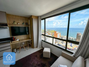 Studio Vista Mar Exclusivo no Barra Premium